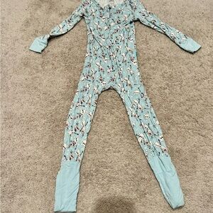 Posh Peanut Olaf 3T convertible footie PJ